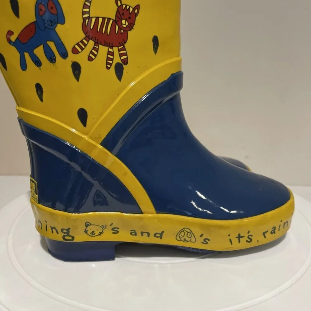 Northwest Territory Waterproof Rubber Boots Steel Shank Kids Size 9 Cats & Dogs